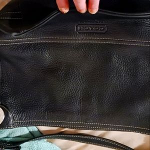 Black coach purse